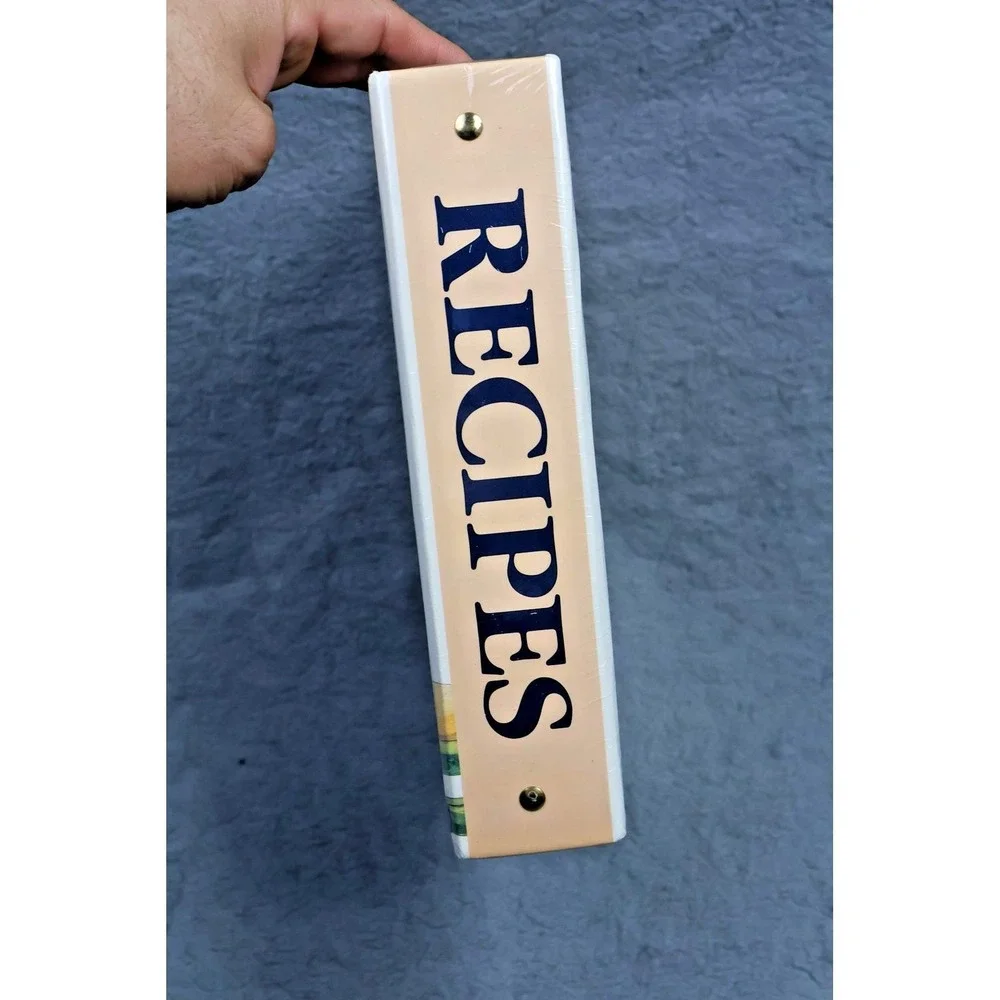 Somerset‎ Cooks Collection Recipe Book Binder 100 Recipe Capacity New Kitchen